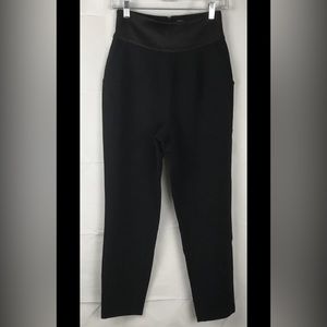 NWT L’agence Womens High Waisted Pleated Black Dress Pants size 2